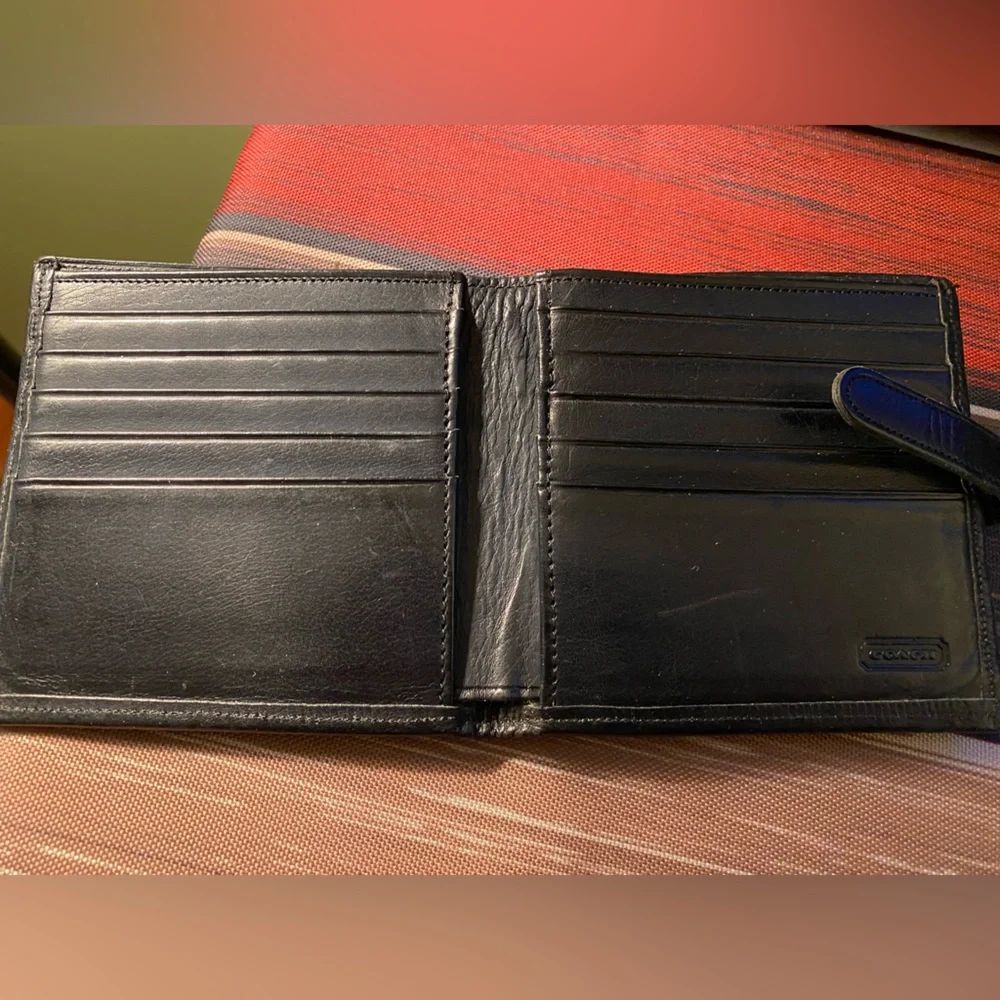 Coach Black Leather Men's wallet